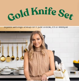 Gold Knife Set