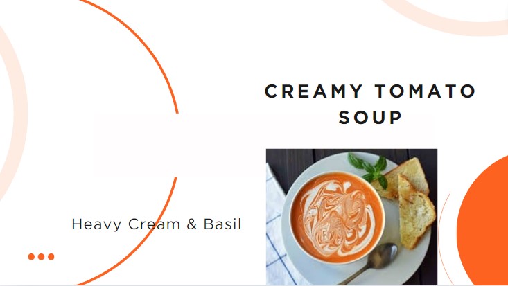 Easy Creamy Tomato Soup with Heavy Cream & Basil