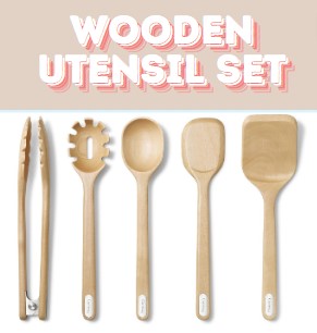 Wooden Utensil Set