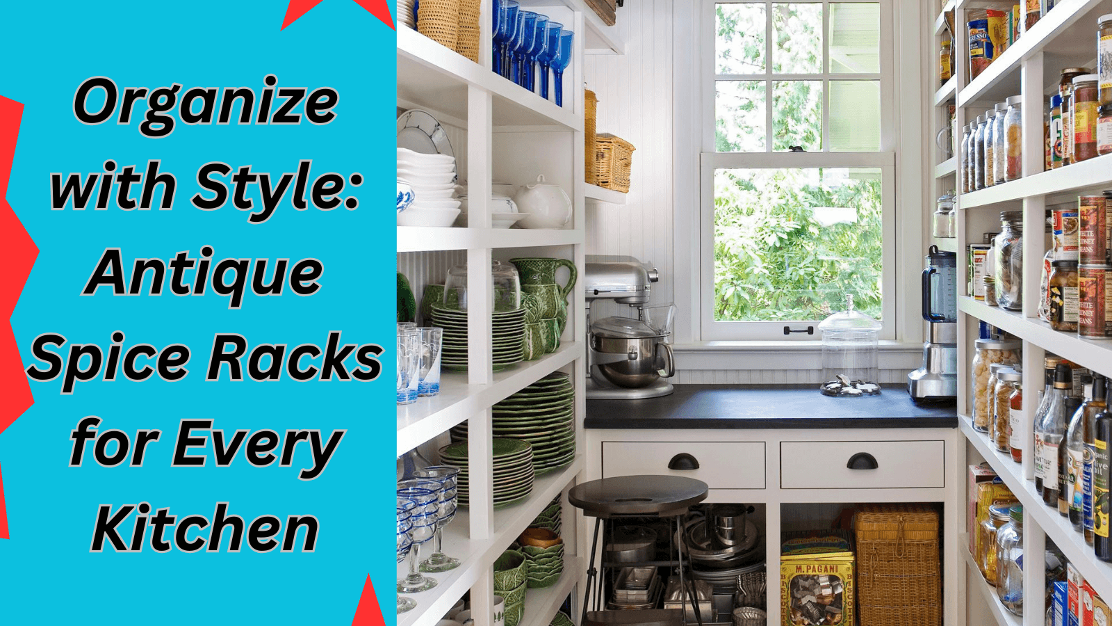 Organize with Style Antique Spice Racks for Every Kitchen