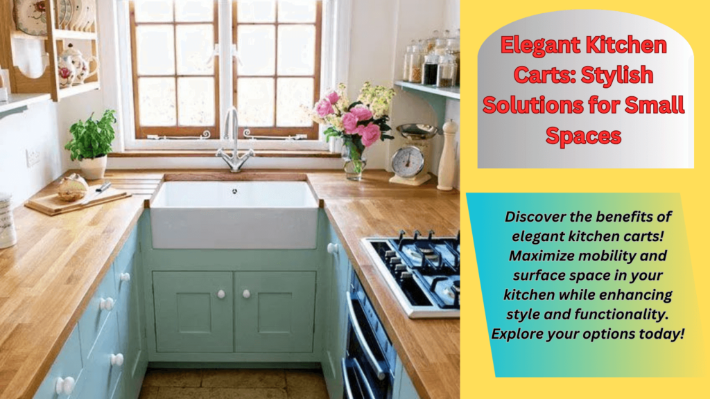 Elegant Kitchen Carts Stylish Solutions for Small Spaces