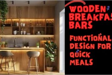 Wooden Breakfast Bars: Functional Design for Quick Meals