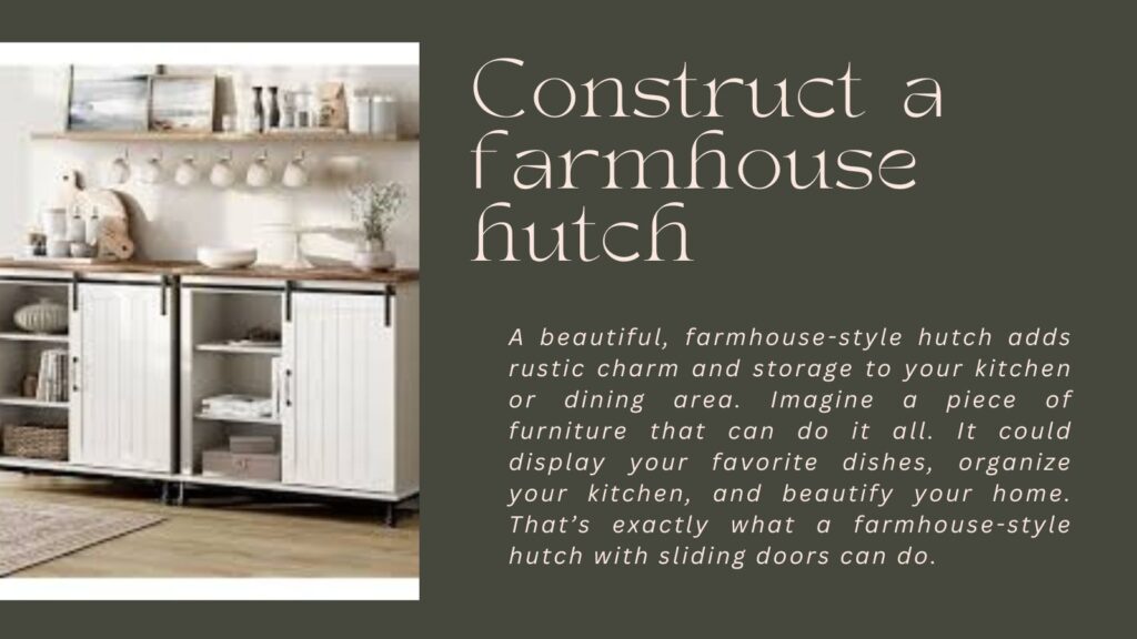 Construct a farmhouse