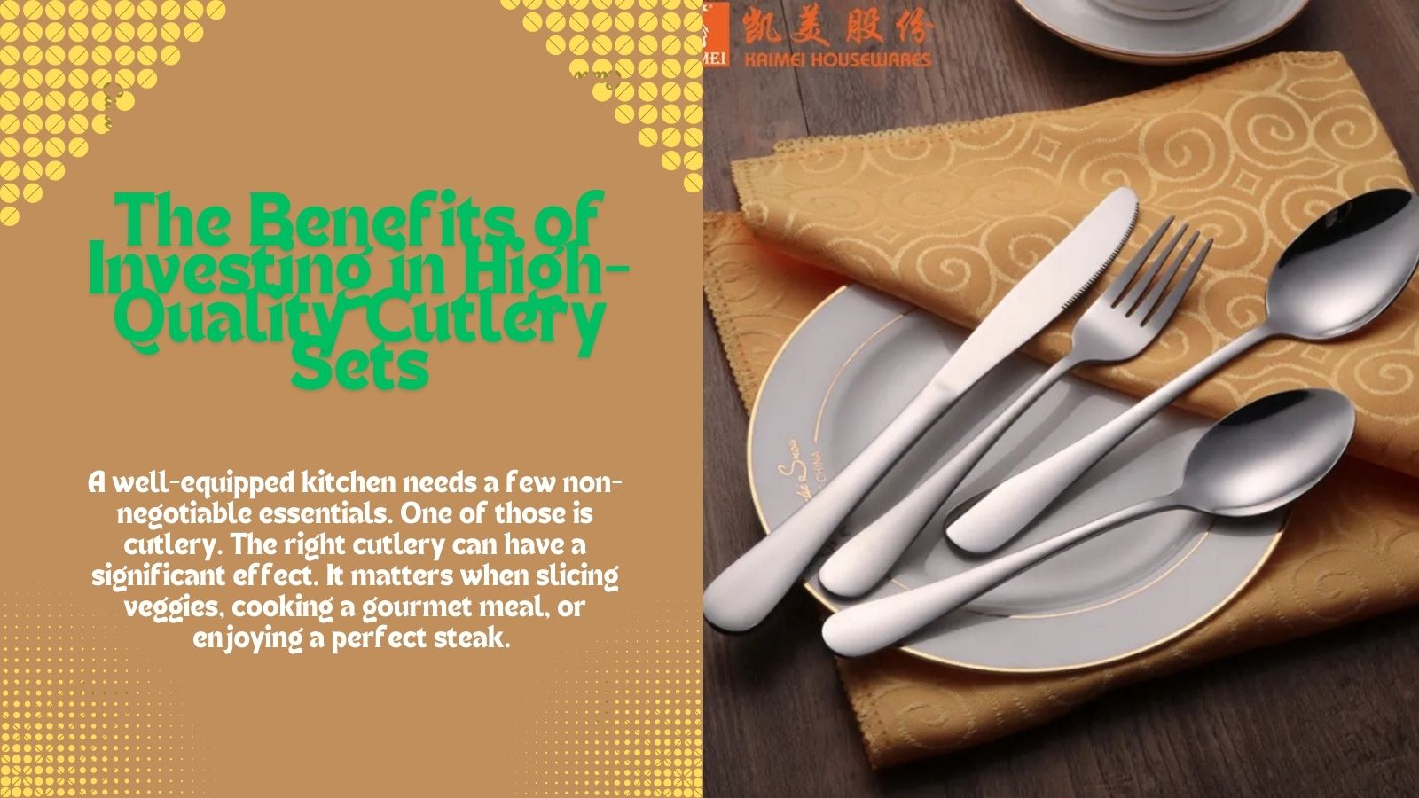 Cutlery Set Buying Guide Find the Perfect Fit for Your Kitchen