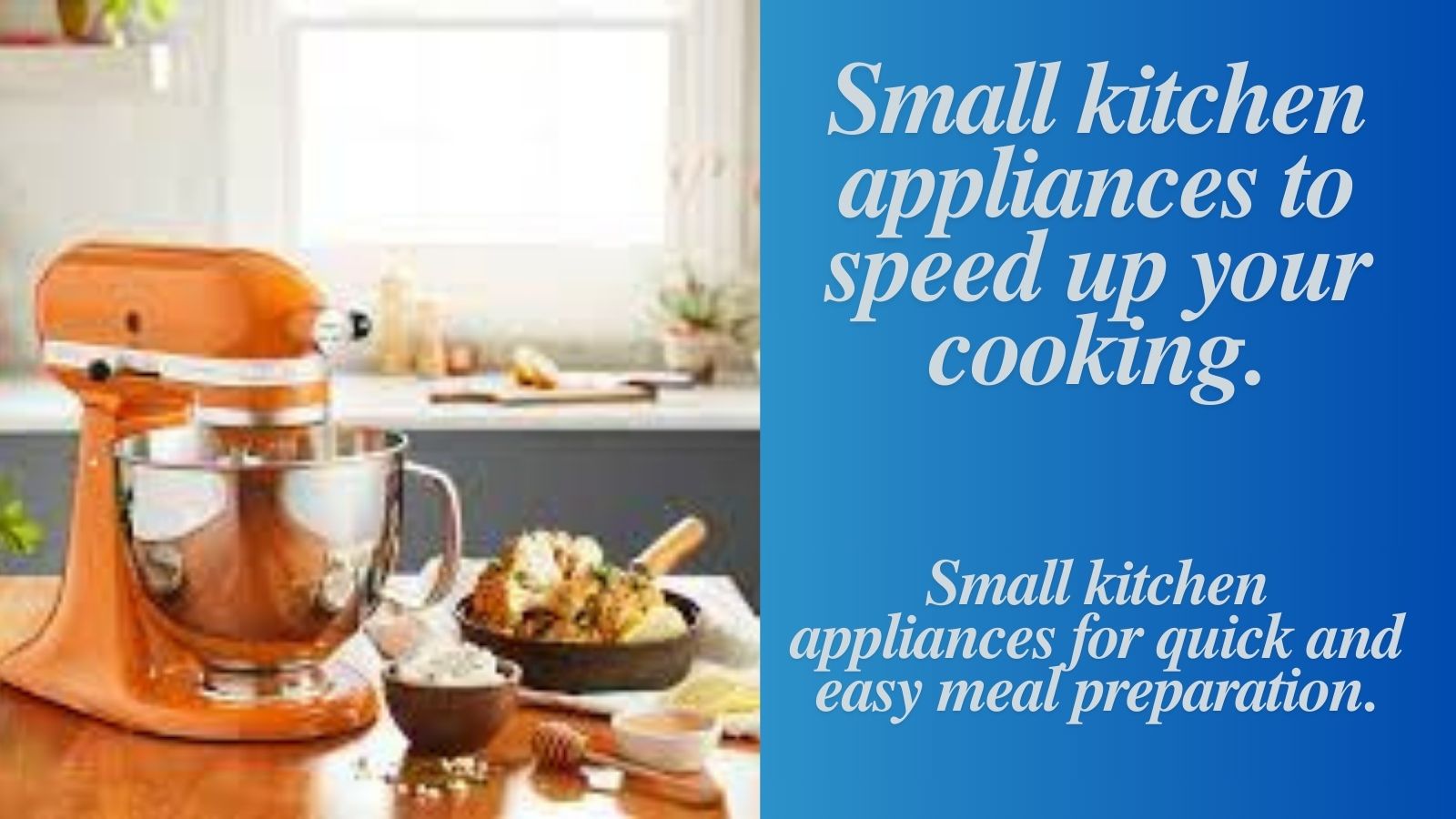 Small kitchen appliances