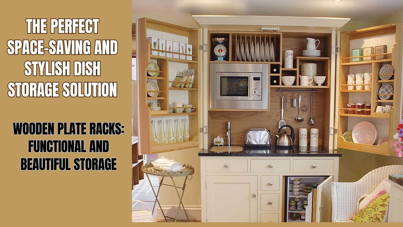 Wooden Plate Racks Functional and Beautiful Storage